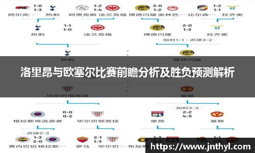 洛里昂与欧塞尔比赛前瞻分析及胜负预测解析